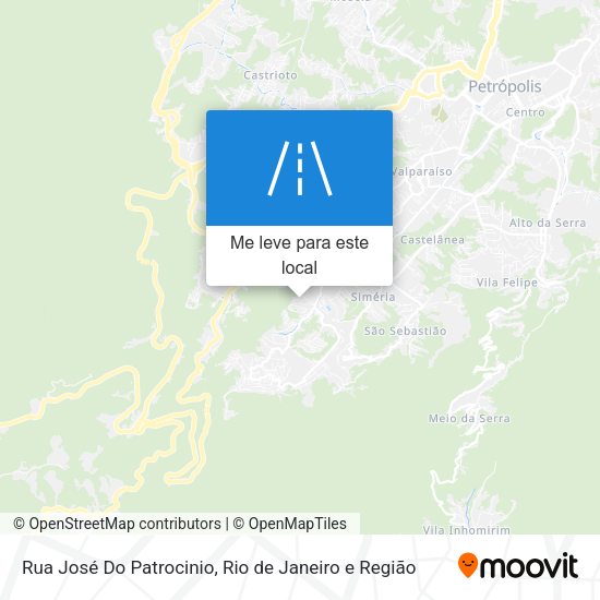 Rua José Do Patrocinio mapa