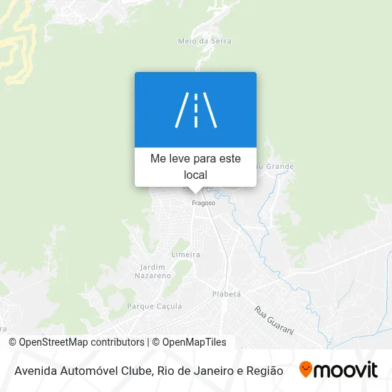 Avenida Automóvel Clube mapa