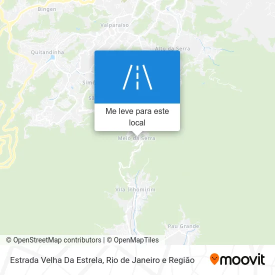 Estrada Velha Da Estrela mapa