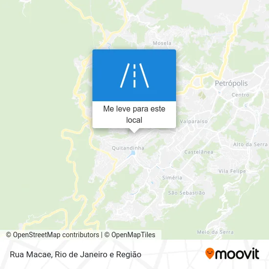 Rua Macae mapa
