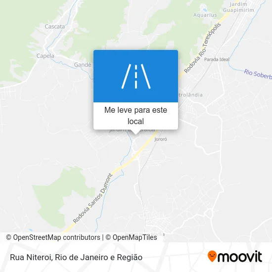 Rua Niteroi mapa