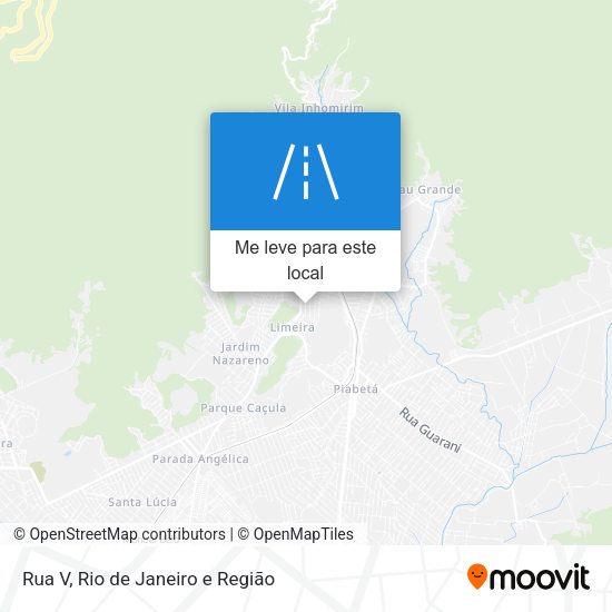 Rua V mapa