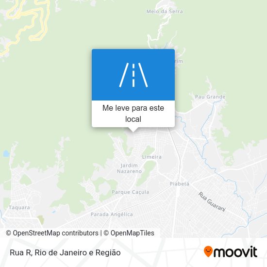 Rua R mapa