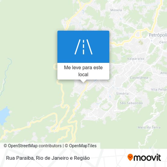 Rua Paraiba mapa