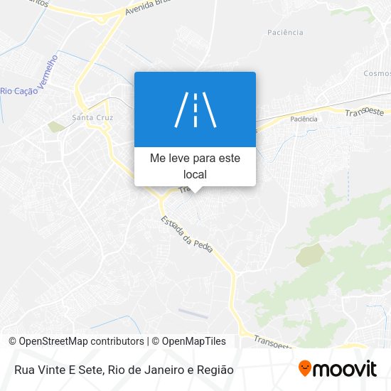 Rua Vinte E Sete mapa