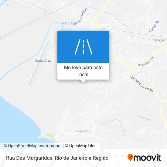 Rua Das Margaridas mapa