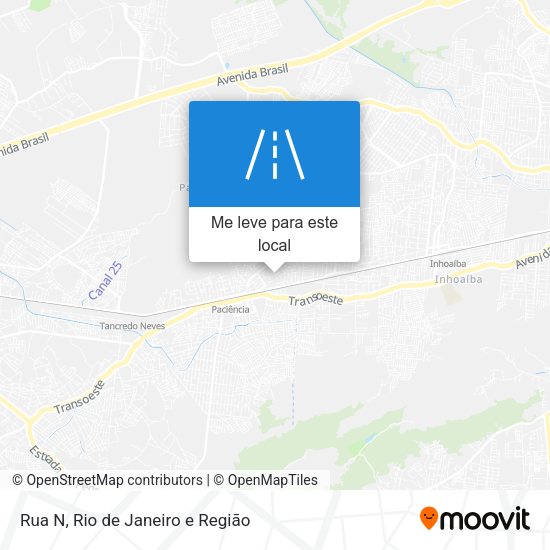 Rua N mapa