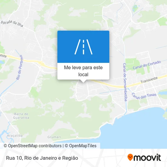Rua 10 mapa