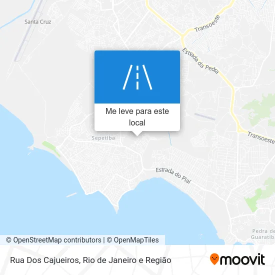 Rua Dos Cajueiros mapa