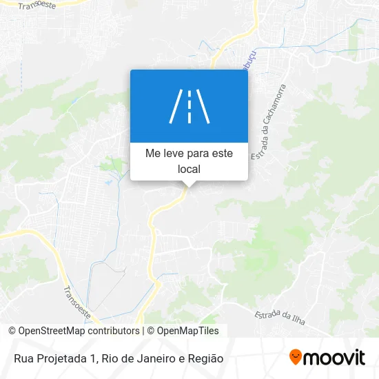 Rua Projetada 1 mapa