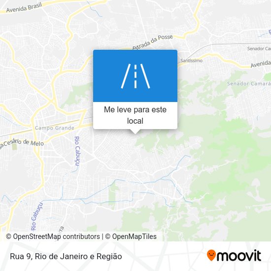 Rua 9 mapa