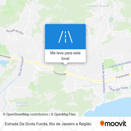 Estrada Da Grota Funda mapa