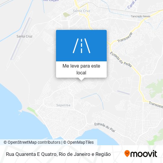 Rua Quarenta E Quatro mapa