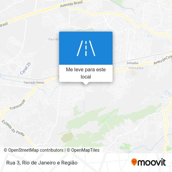 Rua 3 mapa