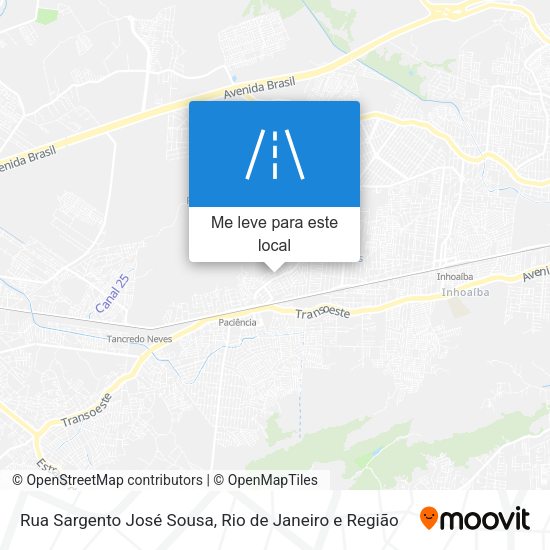 Rua Sargento José Sousa mapa