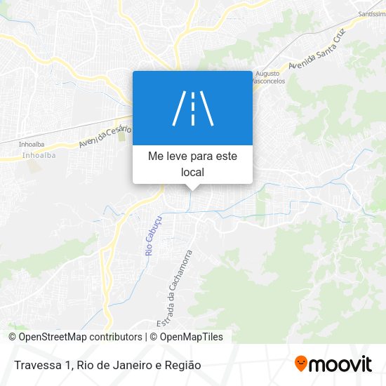 Travessa 1 mapa