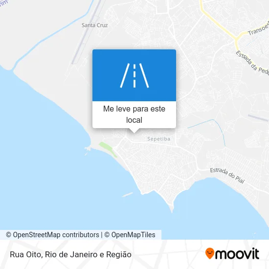 Rua Oito mapa
