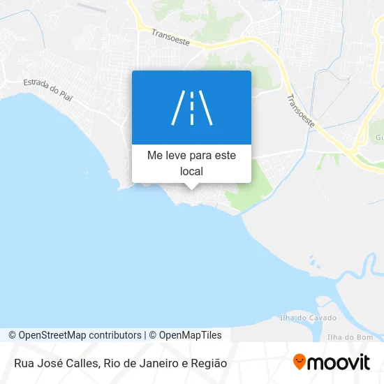 Rua José Calles mapa