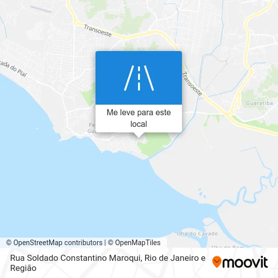 Rua Soldado Constantino Maroqui mapa