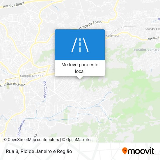 Rua 8 mapa