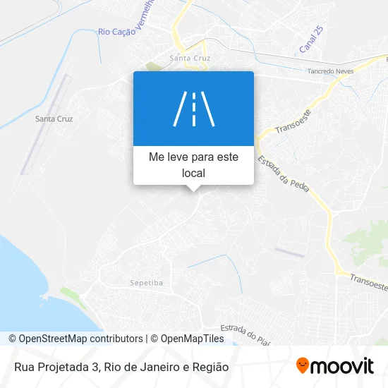 Rua Projetada 3 mapa