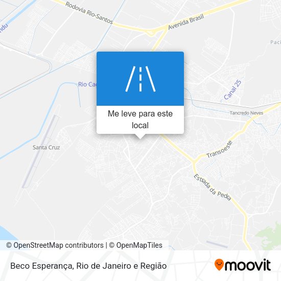 Beco Esperança mapa
