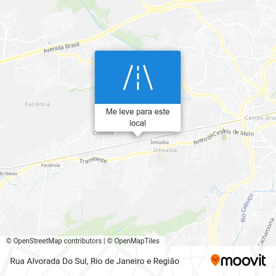 Rua Alvorada Do Sul mapa