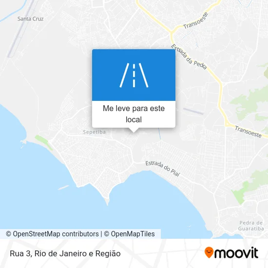 Rua 3 mapa