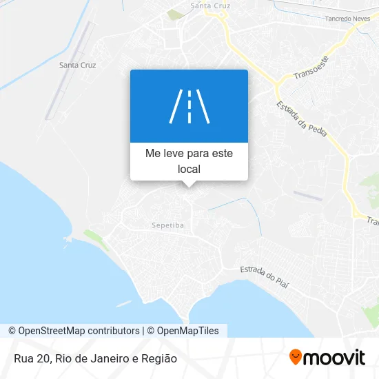 Rua 20 mapa