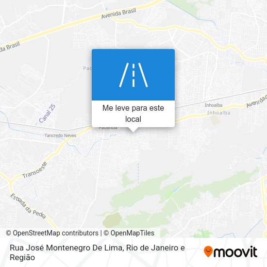 Rua José Montenegro De Lima mapa