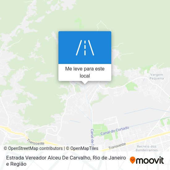 Estrada Vereador Alceu De Carvalho mapa