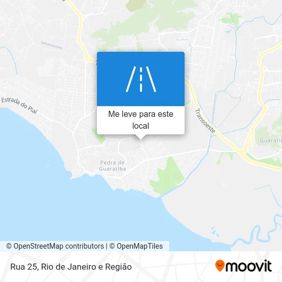 Rua 25 mapa