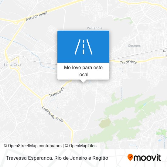 Travessa Esperanca mapa