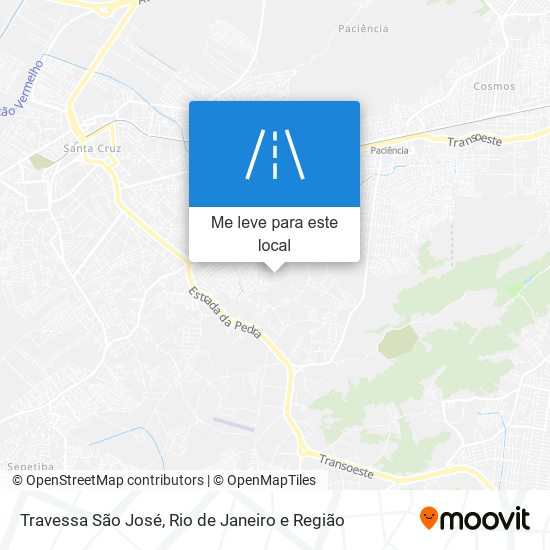 Travessa São José mapa