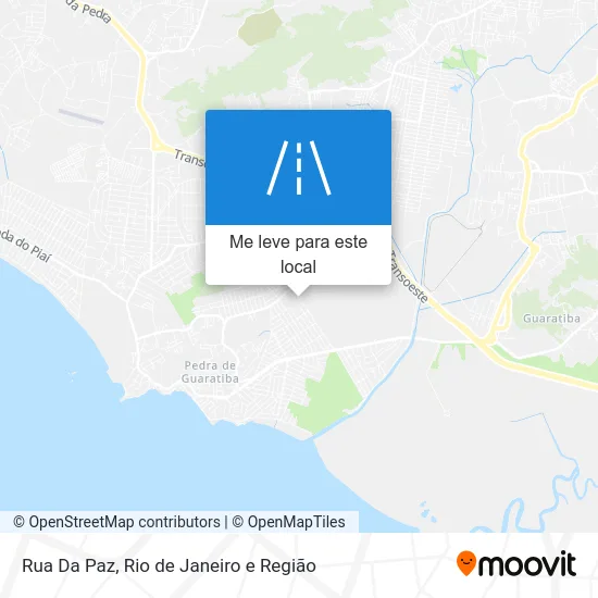 Rua Da Paz mapa