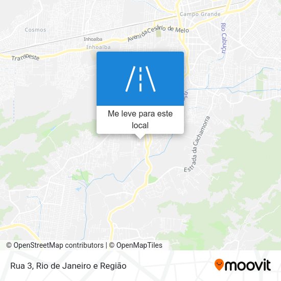 Rua 3 mapa