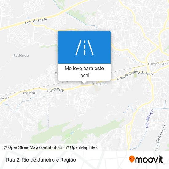 Rua 2 mapa
