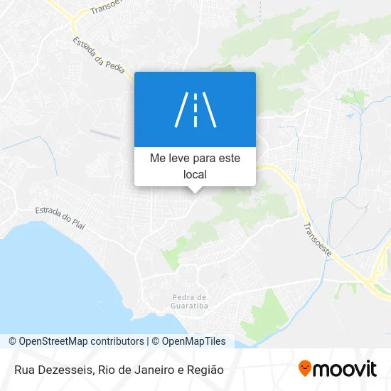 Rua Dezesseis mapa