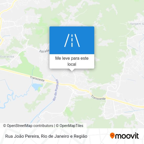 Rua João Pereira mapa