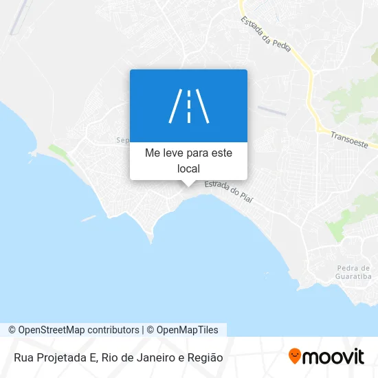 Rua Projetada E mapa