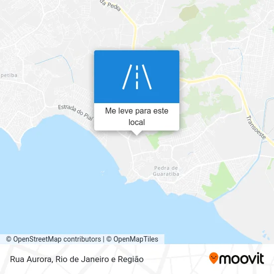 Rua Aurora mapa