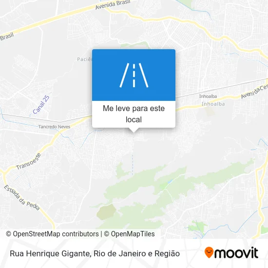 Rua Henrique Gigante mapa