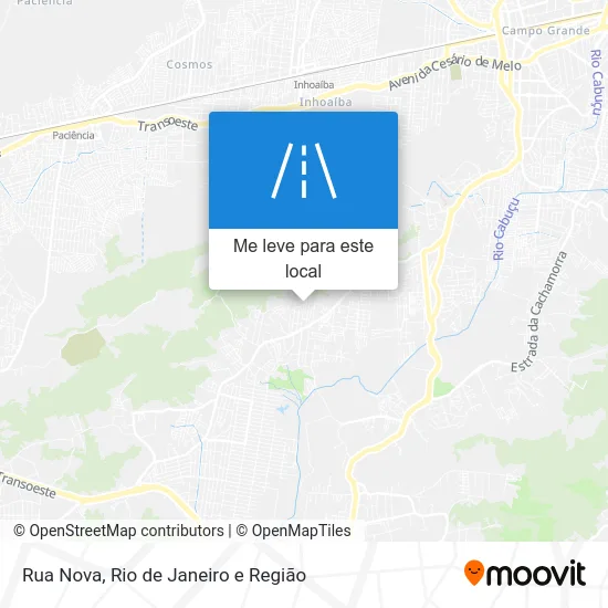 Rua Nova mapa