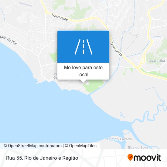 Rua 55 mapa
