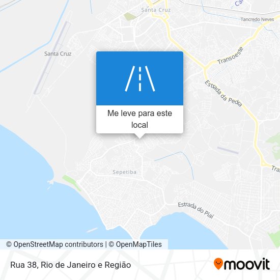 Rua 38 mapa