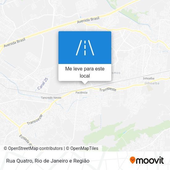 Rua Quatro mapa
