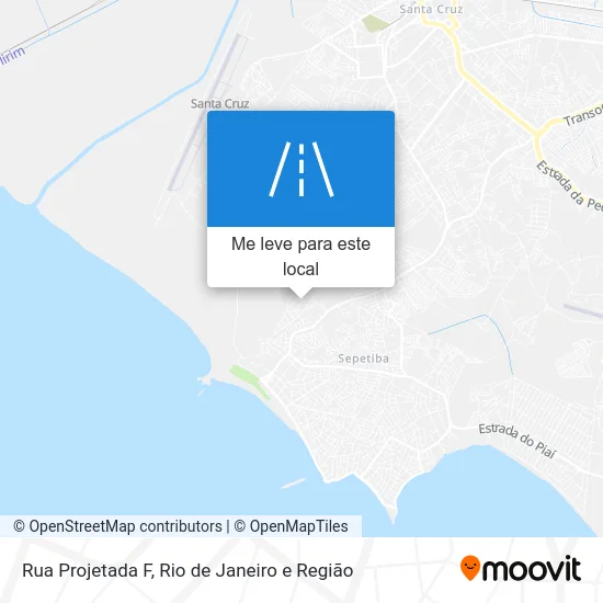 Rua Projetada F mapa