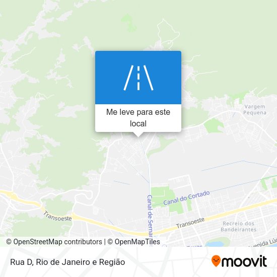 Rua D mapa