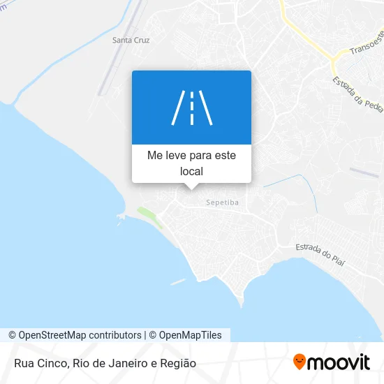 Rua Cinco mapa