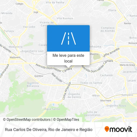 Rua Carlos De Oliveira mapa